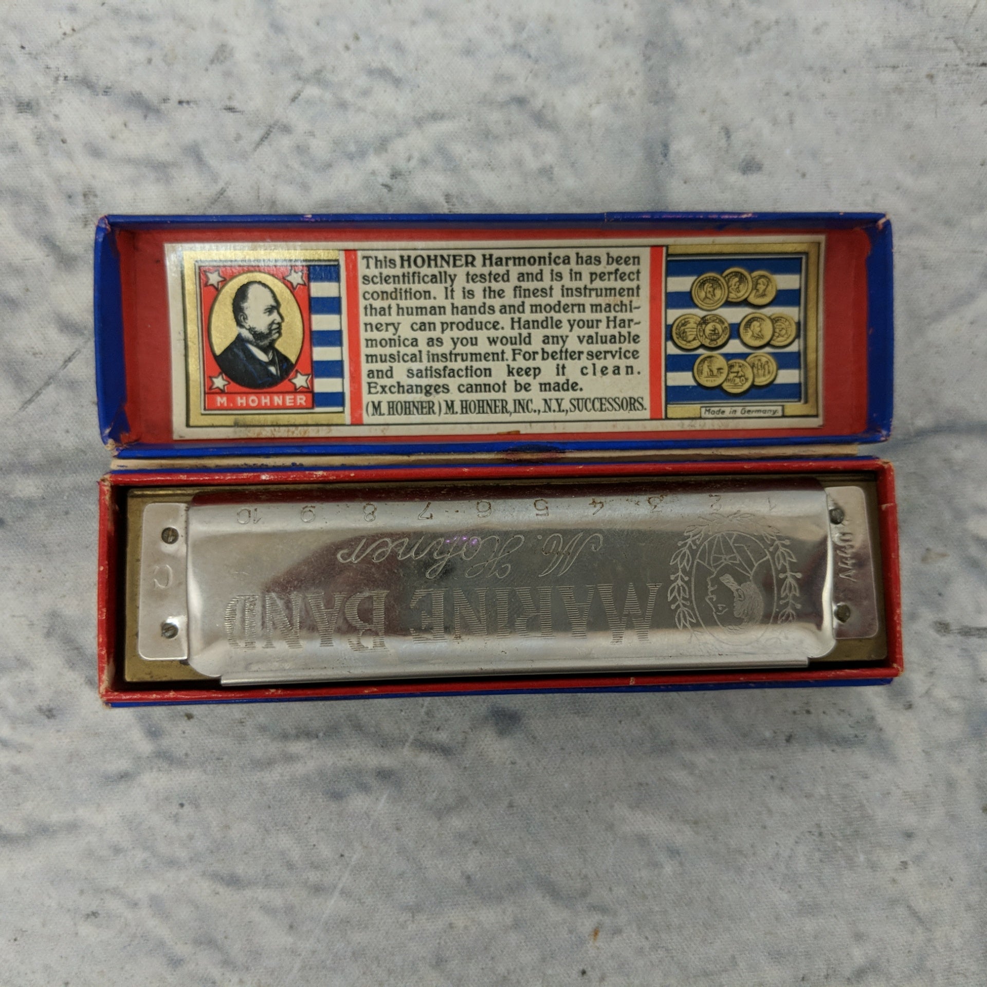 Hohner Marine Band Harmonica (10 Hole)
