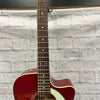 Fender Sonoran SCE Candy Apple Red Acoustic Guitar