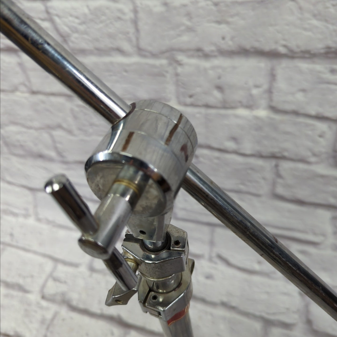 Pearl Heavy Duty Single Braced Mini Boom Cymbal Stand with Tilter 1980s Red Label