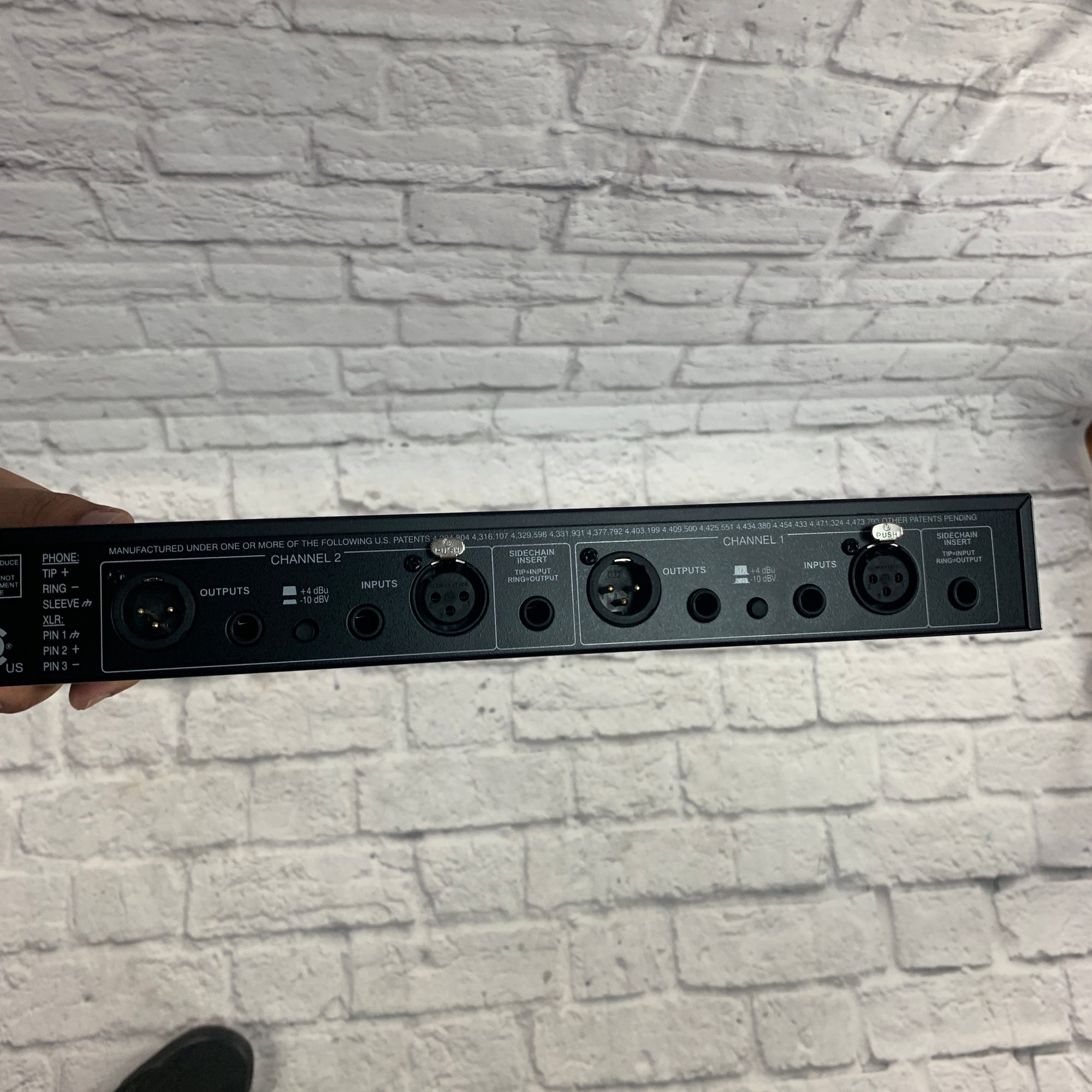 DBX 266XL Dual Compressor Gate
