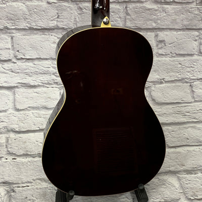 Ibanez PN12E VMS Parlor Acoustic/Electric Vintage Mahogany Sunburst