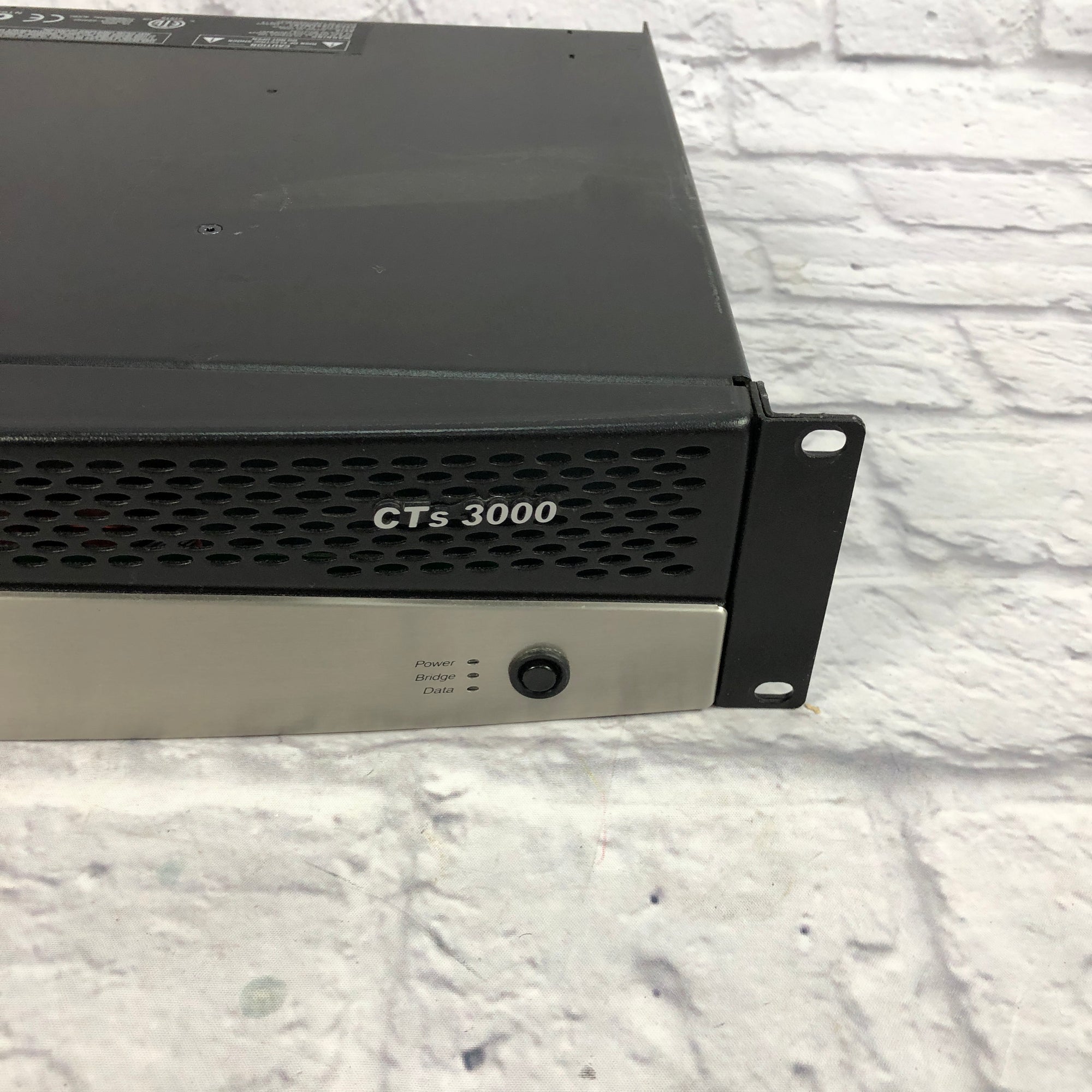 Crown CTS-3000 Power Amp with PIP-USP3/CN CobraNet Card