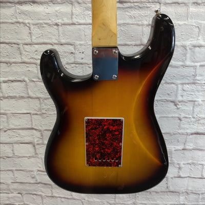 Unknown Stratocaster Copy Sunburst SSS