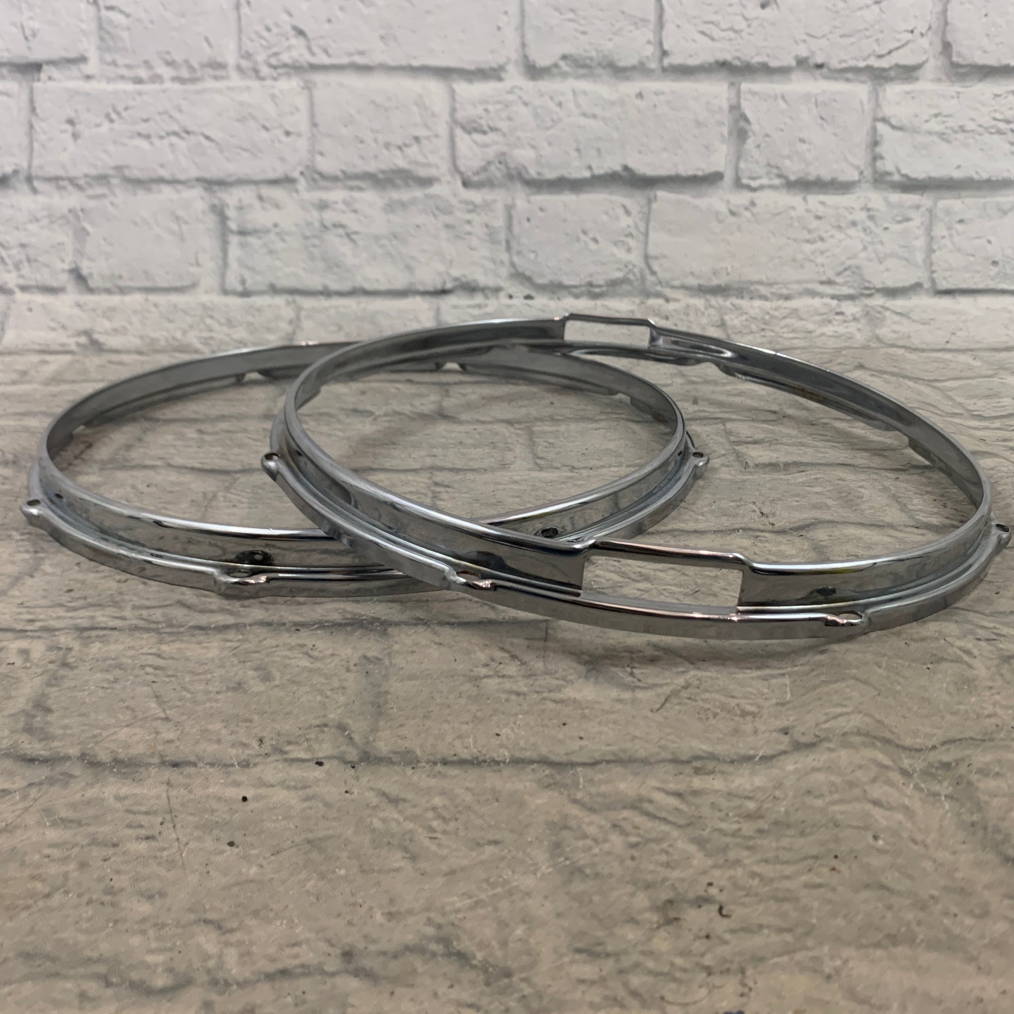 Slingerland 14" Snare Hoops 8 Lug Chrome