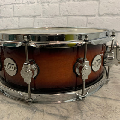 DW Design Series Frequent Flyer Snare 5.5" x 14" - Tobacco Fade