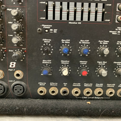 Crate PCM 8+ Powered Mixer PA Head