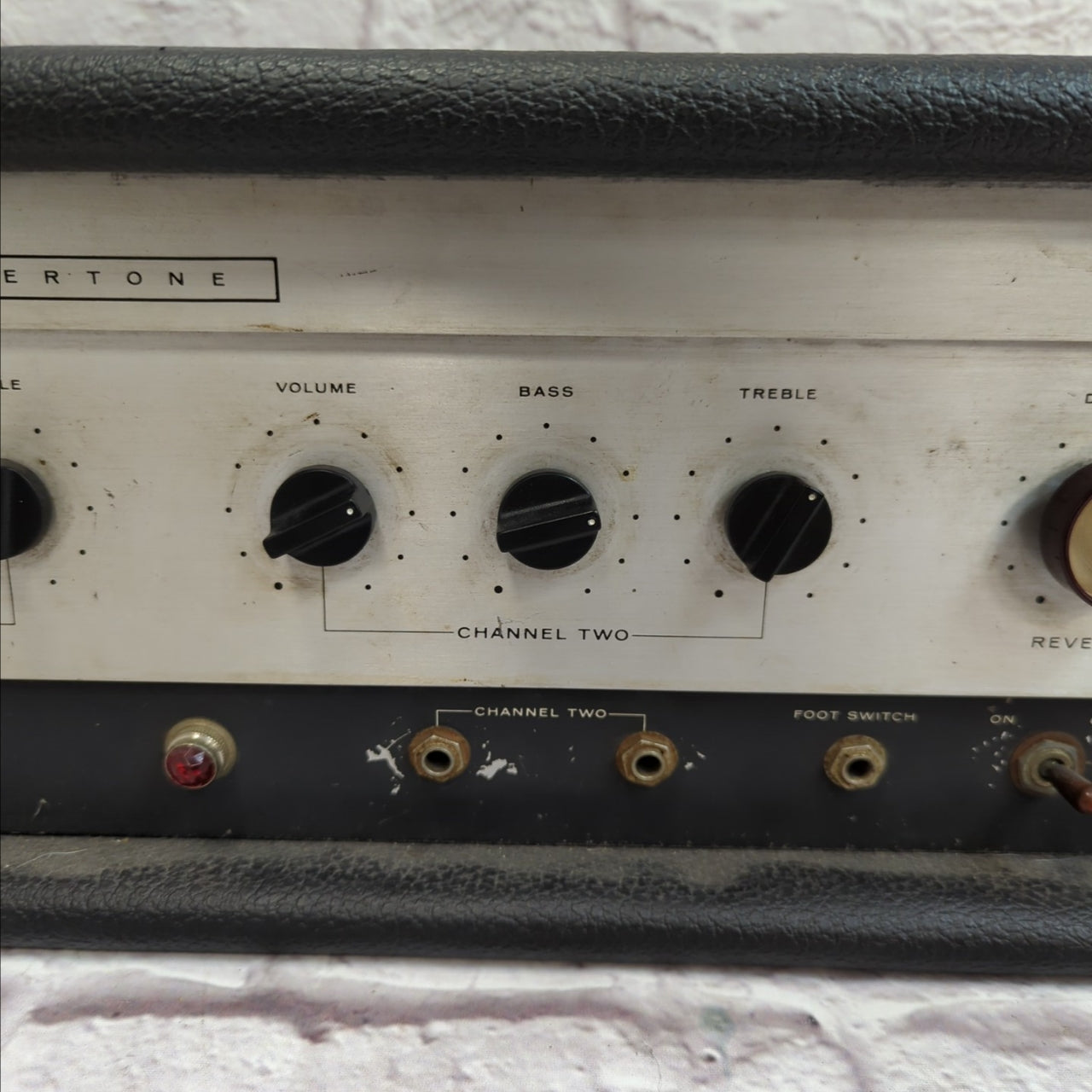Silvertone Sears Model 1484 Twin Twelve 60-Watt Tube Guitar Head