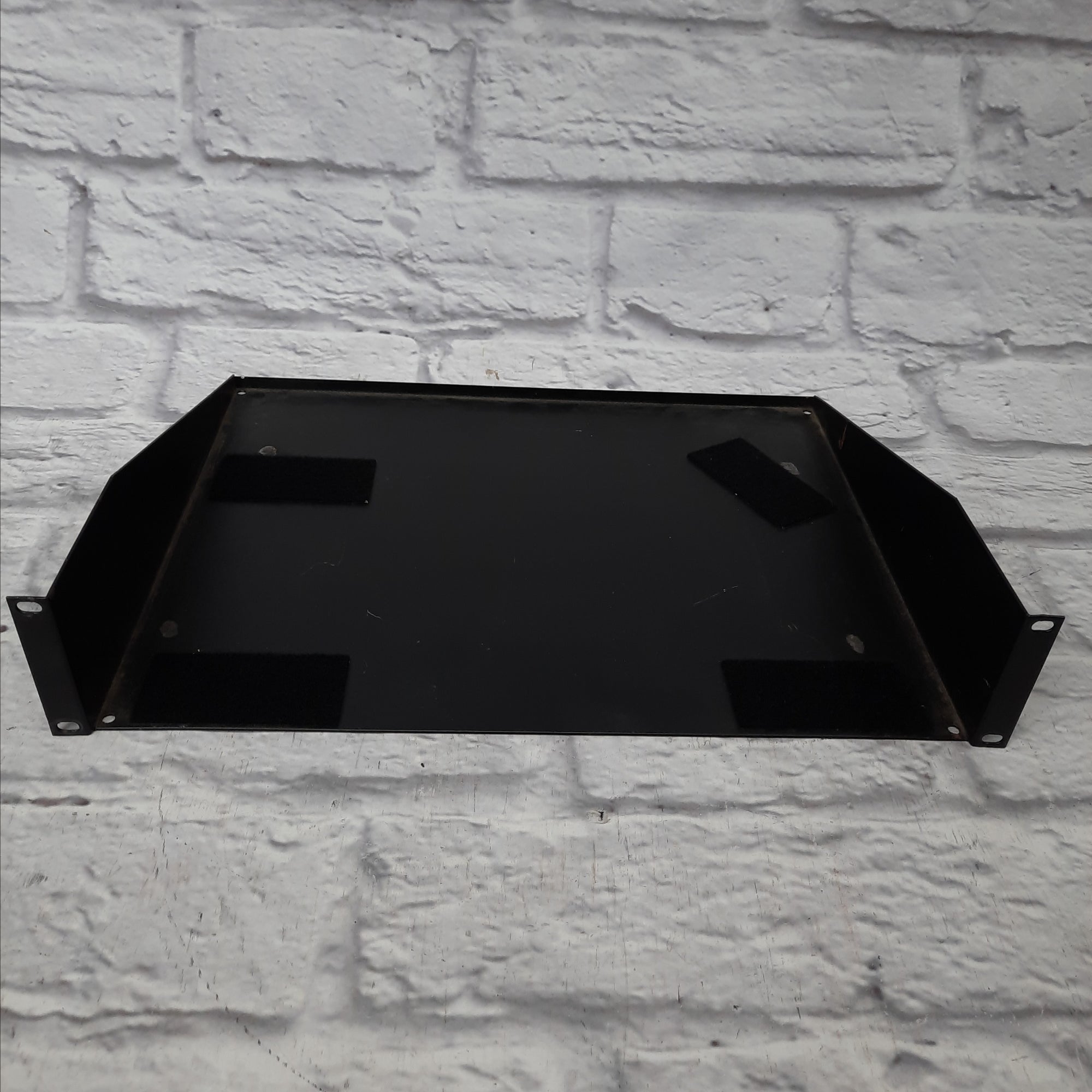 2U Rack Shelf Black