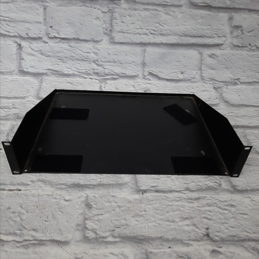 2U Rack Shelf Black