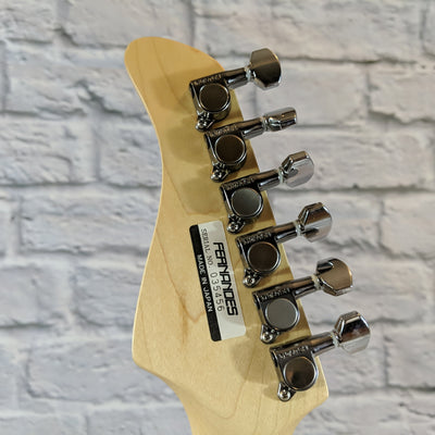 Fernandes Revival S-Standard Electric Guitar MIJ Silver Sparkle - New Old Stock!