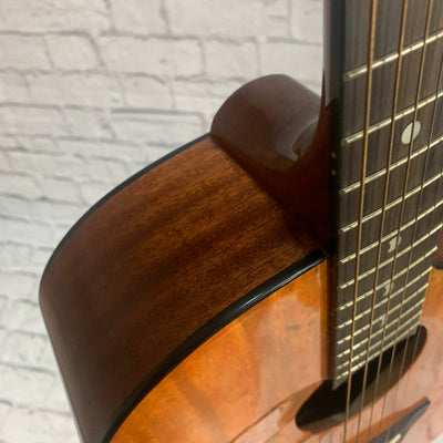 Luna Gypsy Spalt Acoustic Guitar AS IS