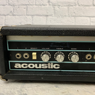Vintage 1970s Acoustic 150 Bass Head