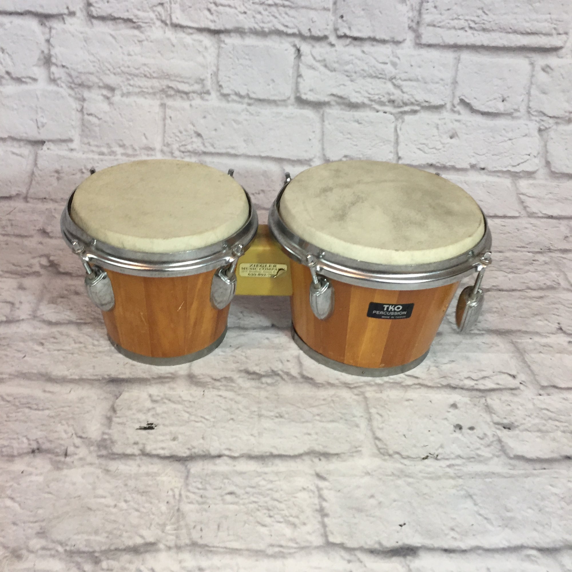 TKO Percussion Wood Bongos