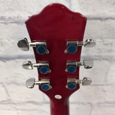 Grote Semi Hollow Guitar - Red