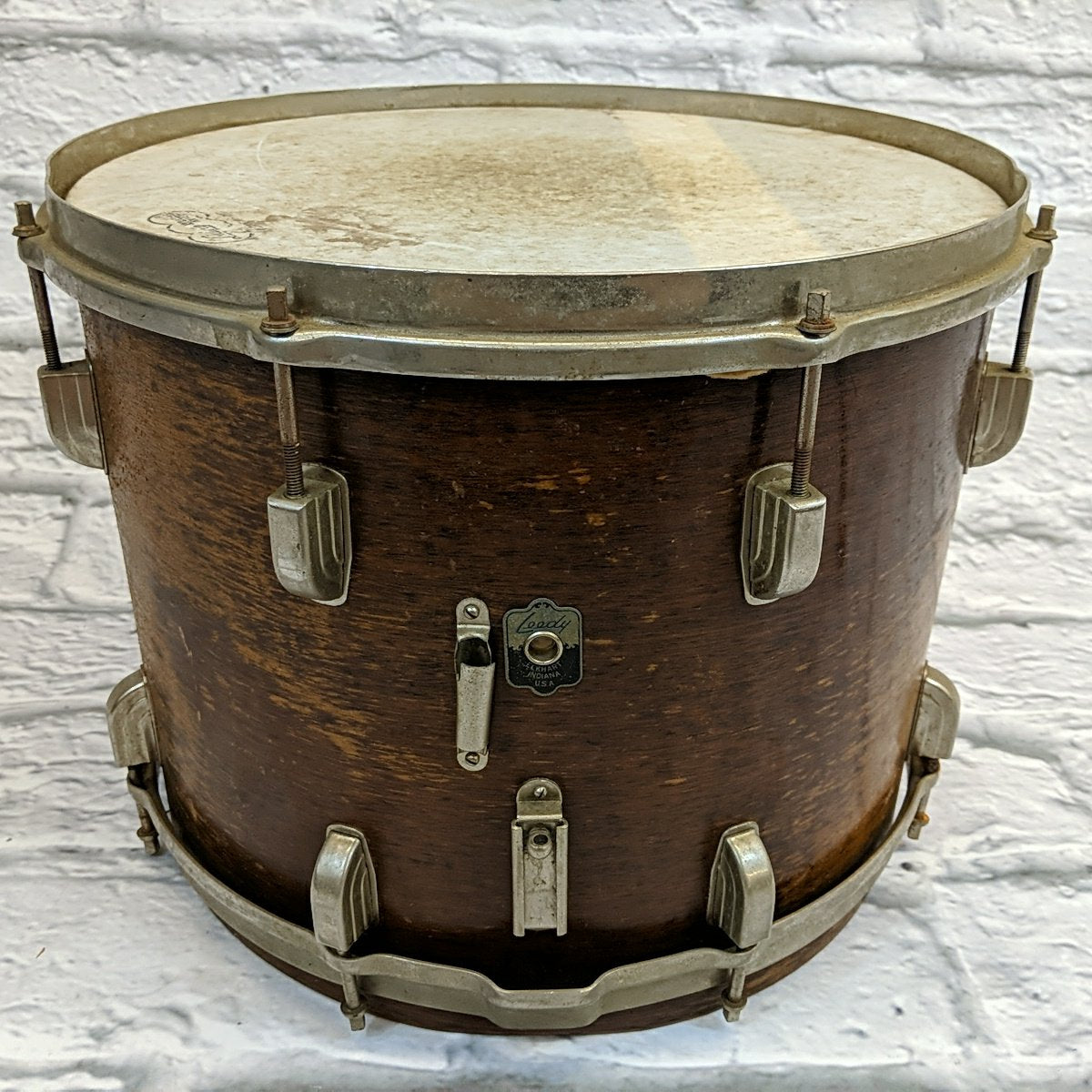 Vintage 1950s Leedy 12 x 15 Mahogany Project Snare