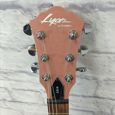 Lyon LI15 Pink Sparkle Electric Guitar