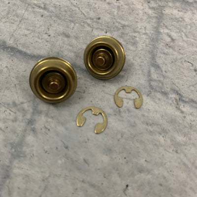 Dunlop Original Straplok Strap Lock System Gold BSL01
