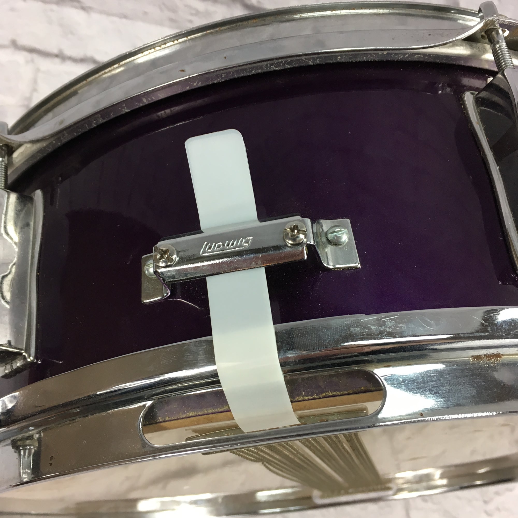 Vintage Ludwig 14 x 5 Keystone Snare Drum Rewrapped