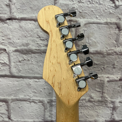 Unknown Partscaster Strat Mexican Body and Electronics Electric Guitar - black MIM