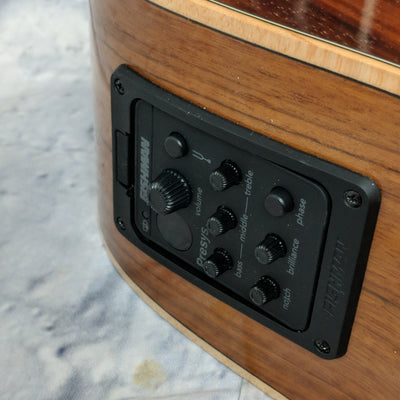 Luna Vista Bear Acoustic-Electric w/ Case Natural