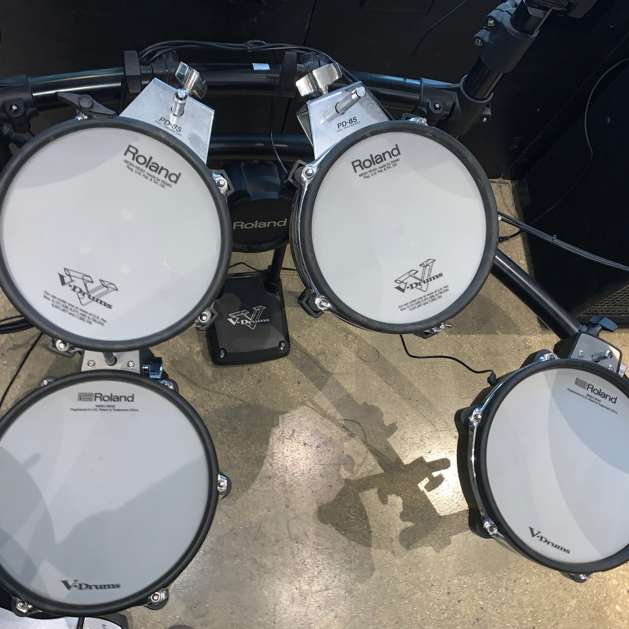 Roland TD-25K with Roland RDH-120 Noise Eater Two-Leg Hi-Hat Stand