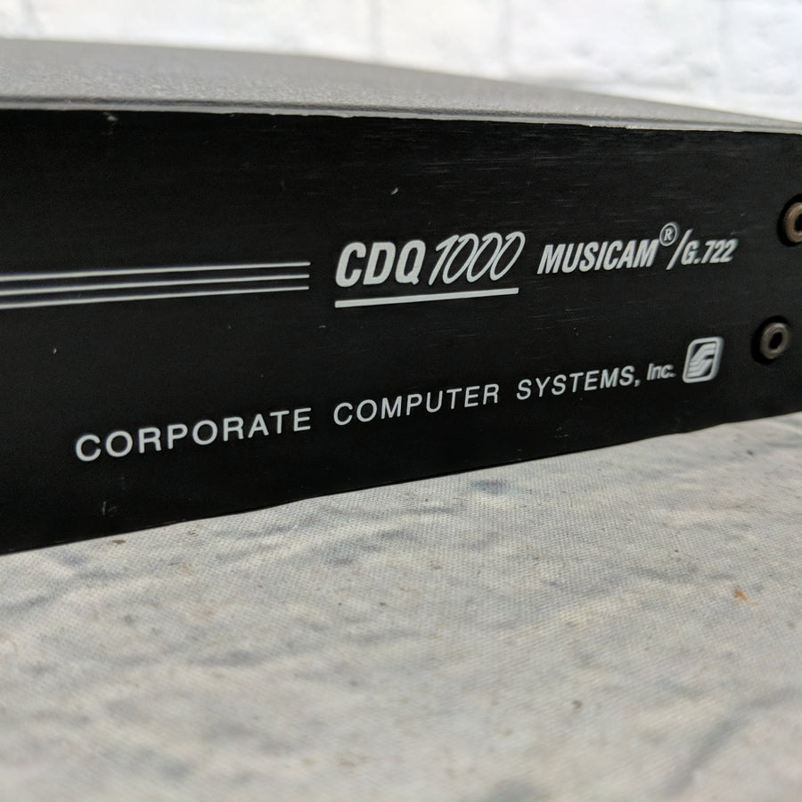 Corporate Computer Systems CDQ1000 Musicam G.772