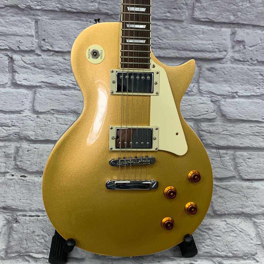 Oscar Schmidt OE20 Single Cutaway Goldtop