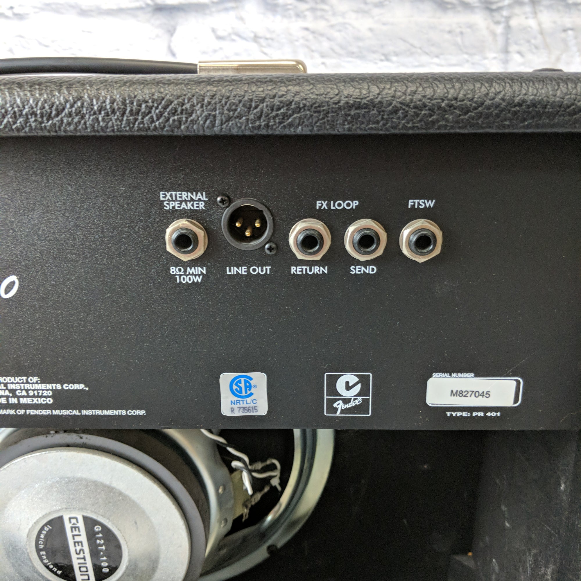 Fender Stage 100 Guitar Combo Amp