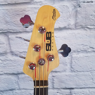 Ernie Ball Music Man Sterling Sub Series 4 String Bass Guitar - Satin Walnut
