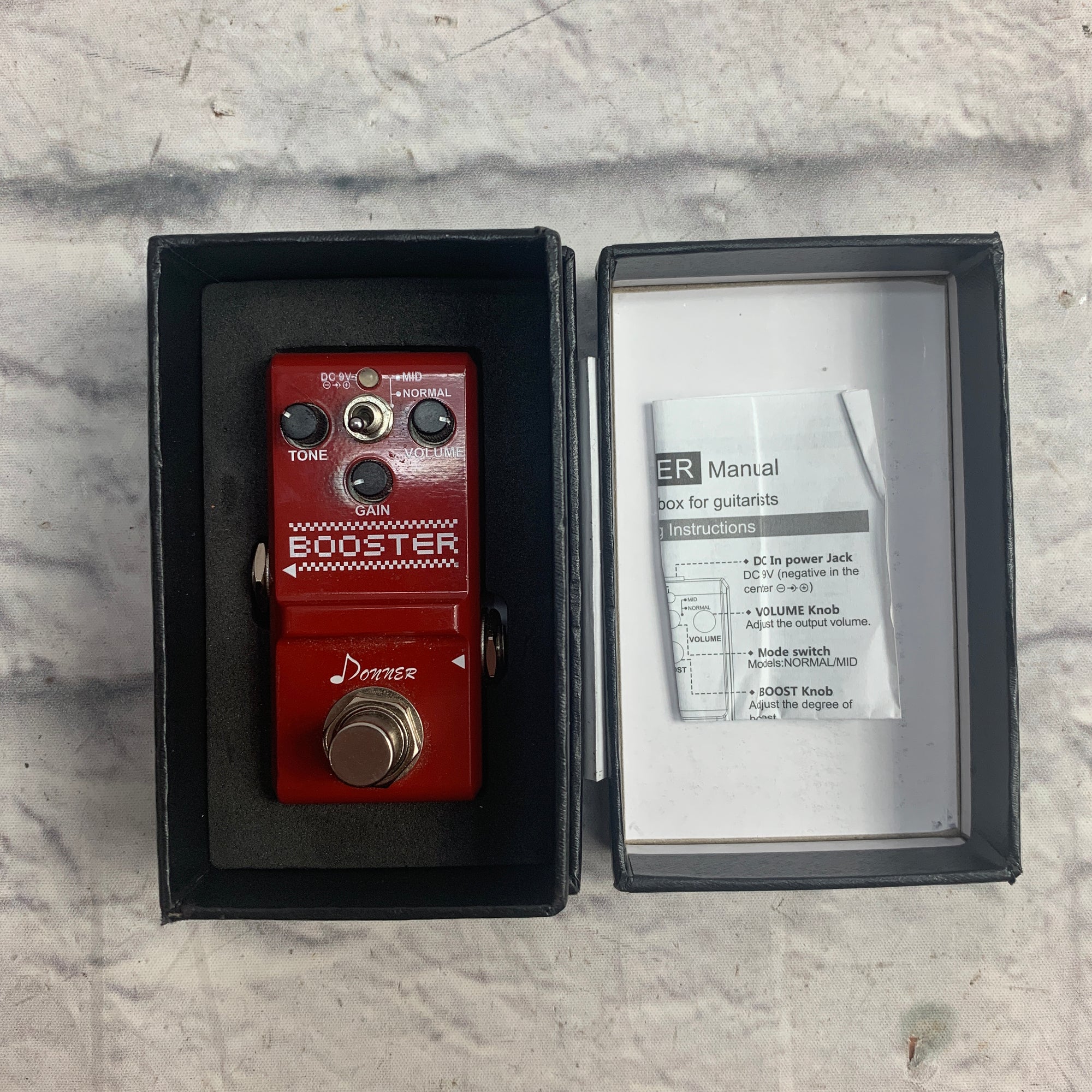 donner boost pedal Donner Booster Mini Effects Pedal