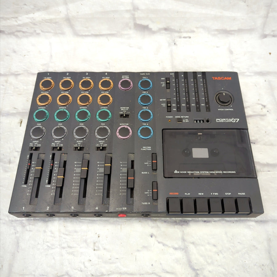 Tascam Porta 07 Ministudio 4-Track Cassette Recorder