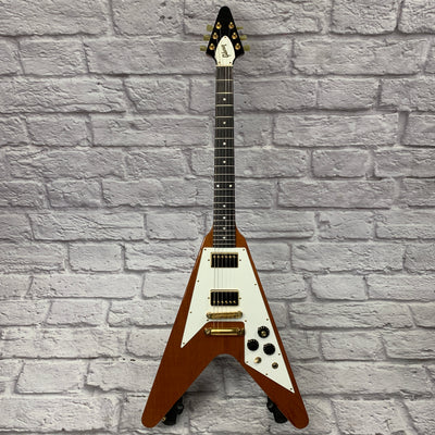 Gibson '67 Reissue Flying V 2005 Natural Antique w/ Case