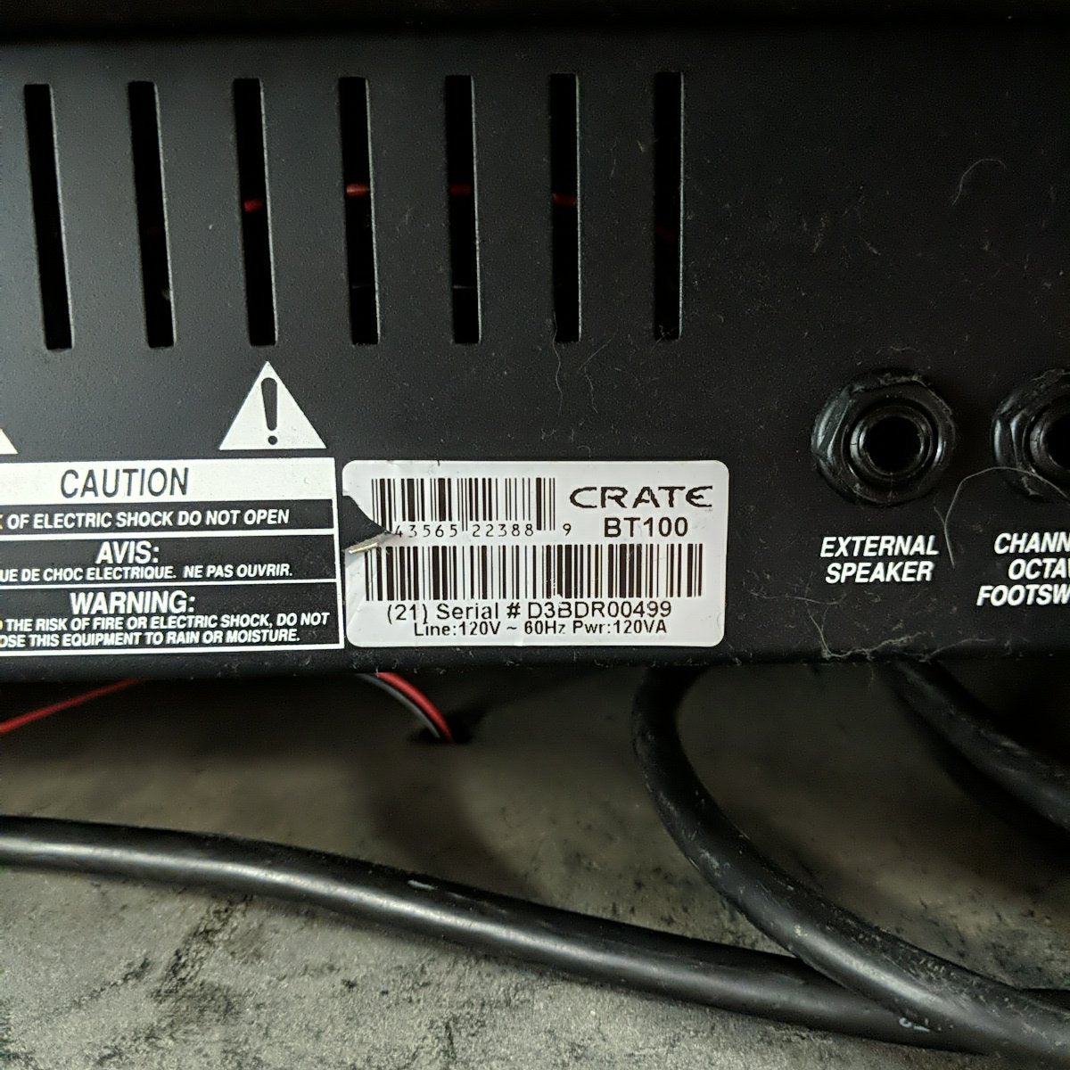 Crate BT100 Bass Combo Amp