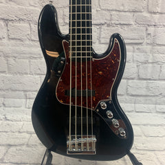 ベース squier Deluxe Jazz Bass Active Fender Squier Deluxe Jazz Bass V Active - 3-Color Sunburst | Sweetwater