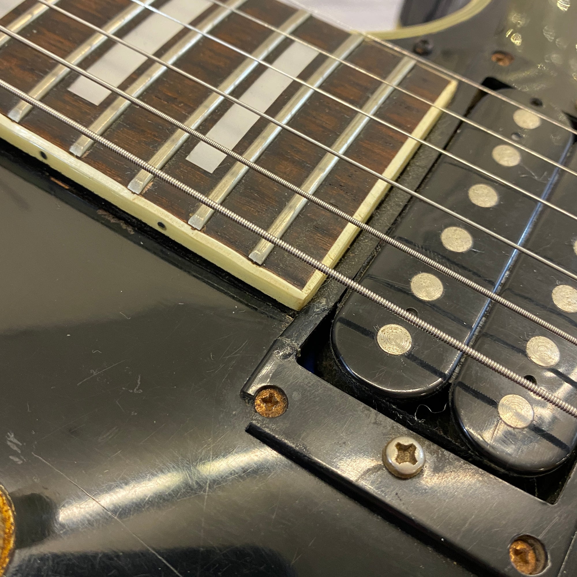 Vintage MIJ LP Style Electric Guitar Black