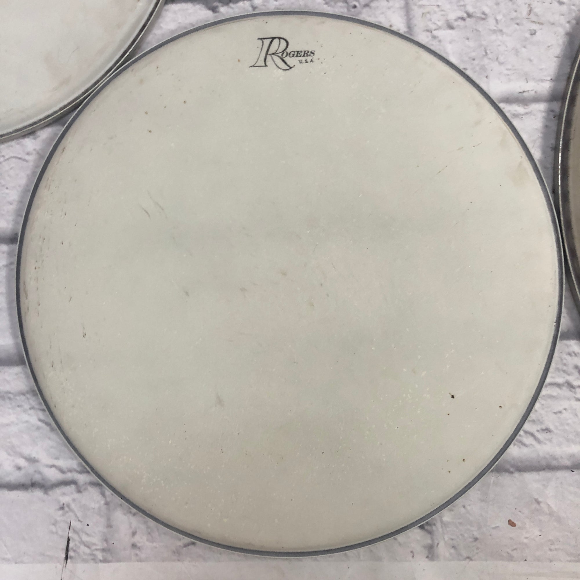 Vintage Rogers Drum Head Lot