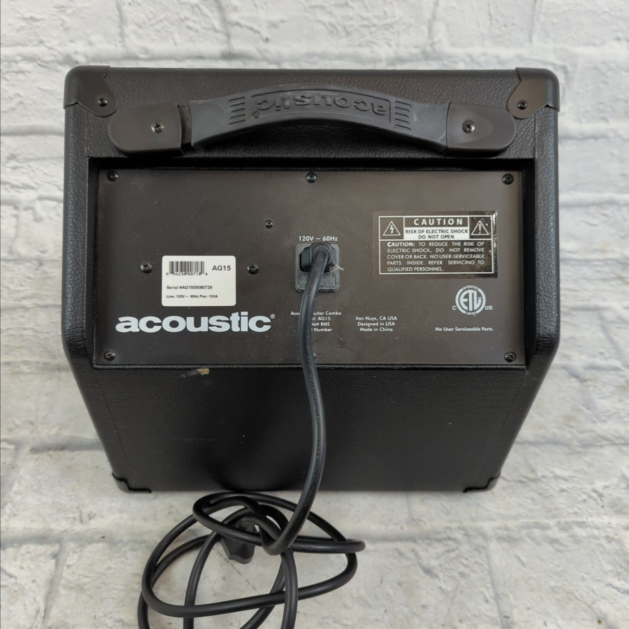 Acoustic AG15 Guitar Combo Amp
