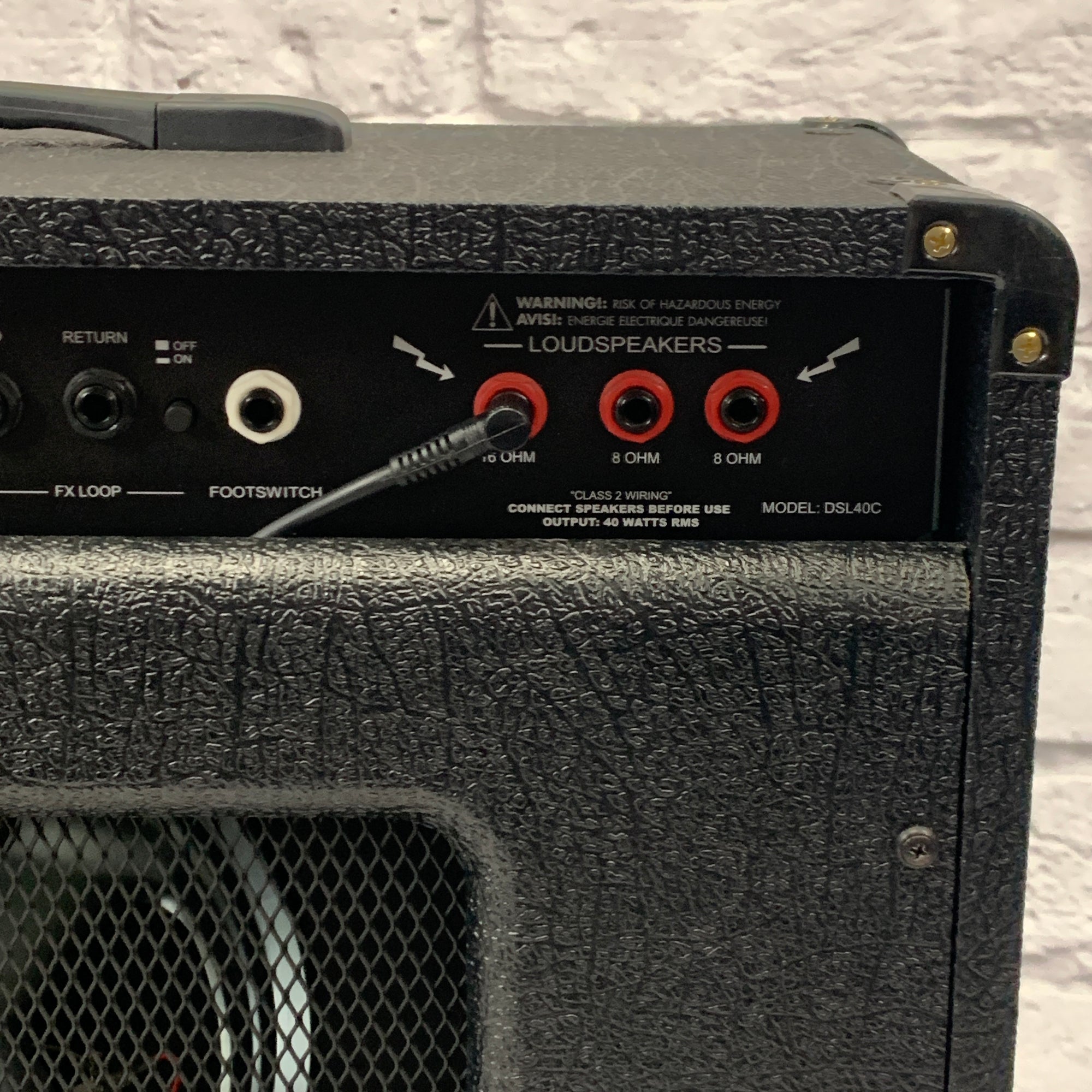 Marshall DSL 40C 40 Watt Tube Guitar Combo Amp w/ Footswitch