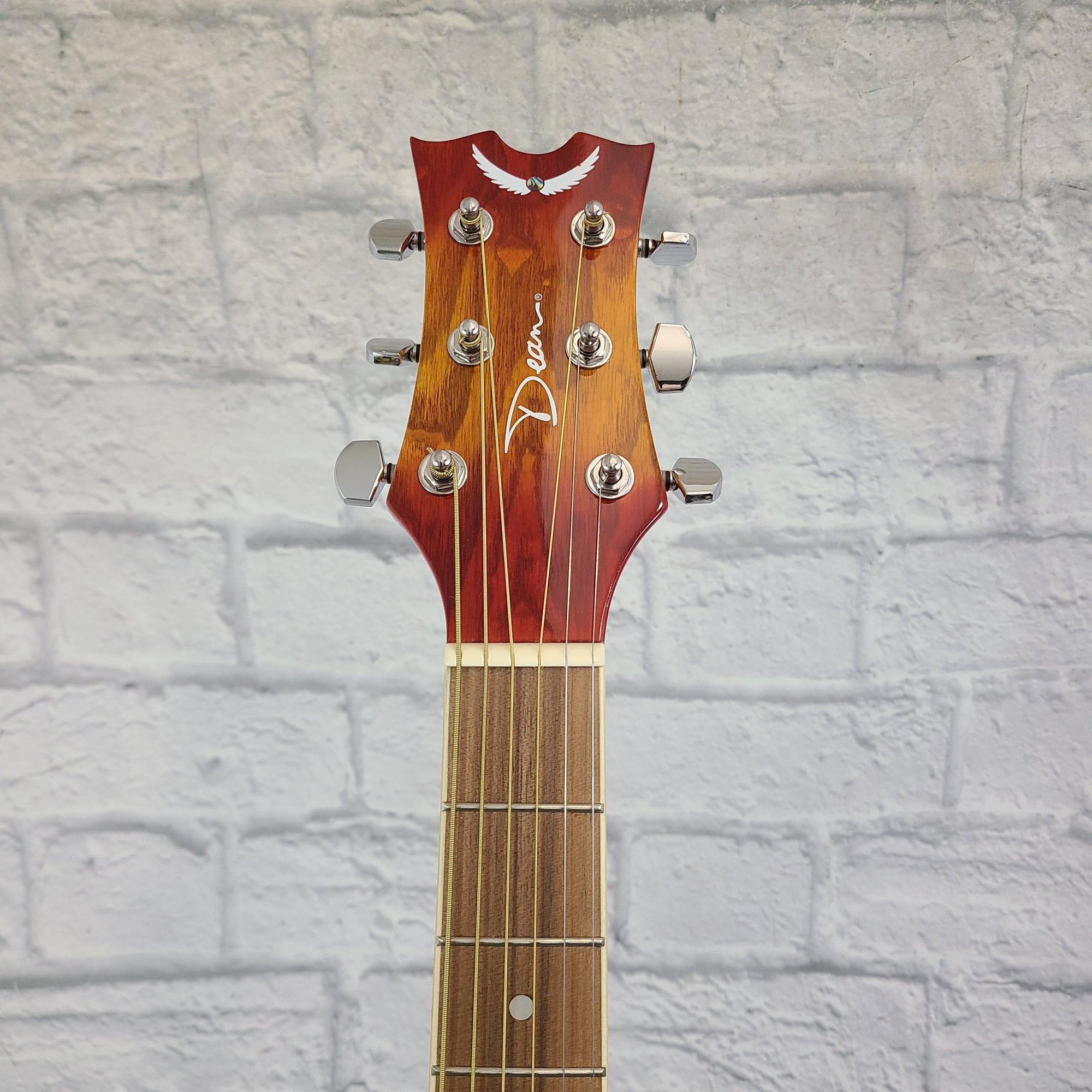 Dean AX DQA TSB Acoustic Guitar (Orange Burst)