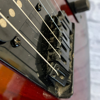 Maestro Telecaster Copy Electric Guitar Crimson Red Transparent