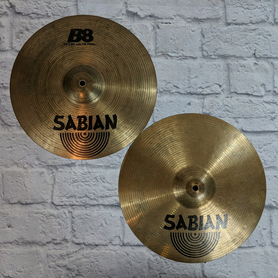 Sabian B8 14in Hi Hat Cymbals