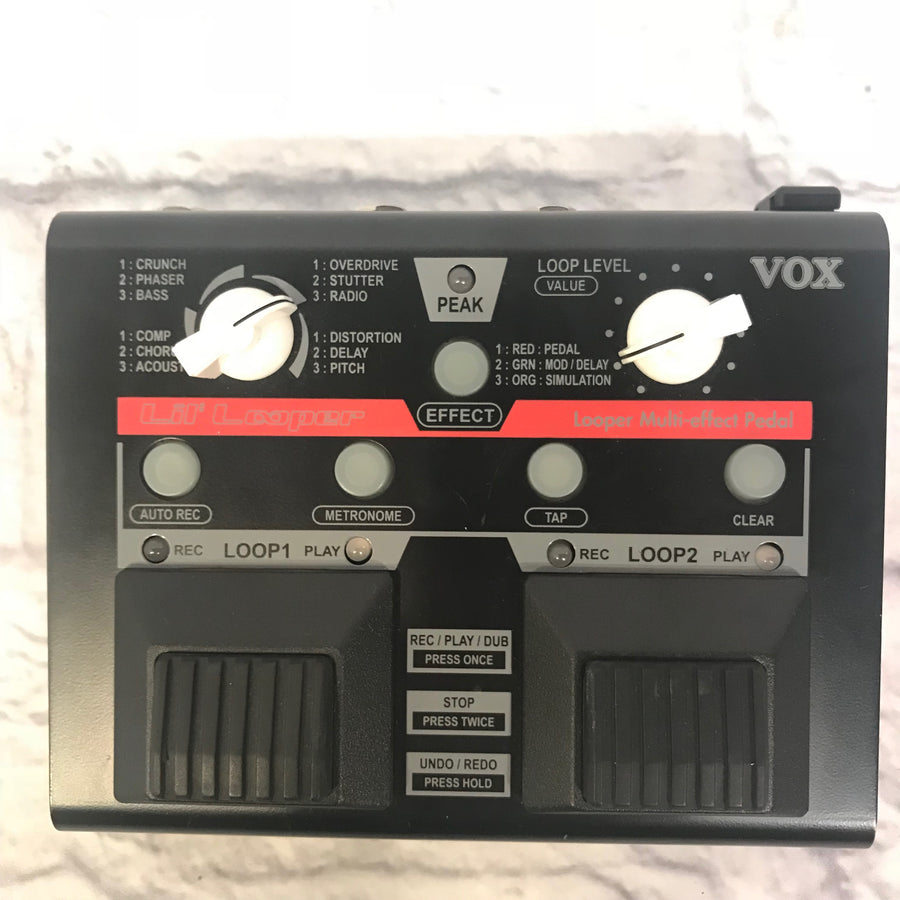 Vox Lil' Looper Dual Loop Pedal w Power Supply