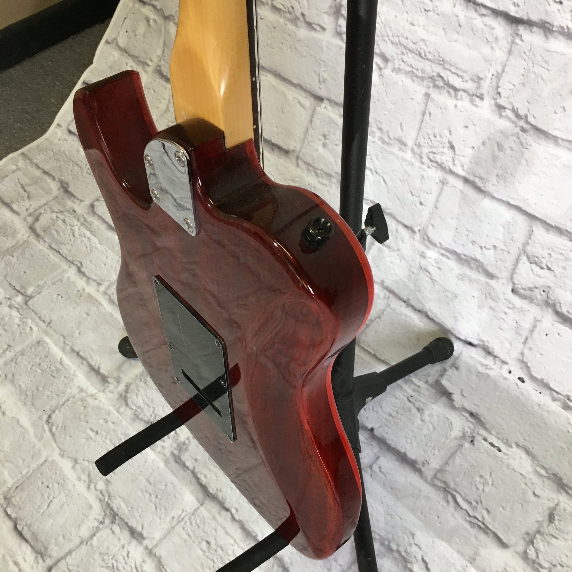 Gatto Tele Style Electric Guitar Trans Red Finish