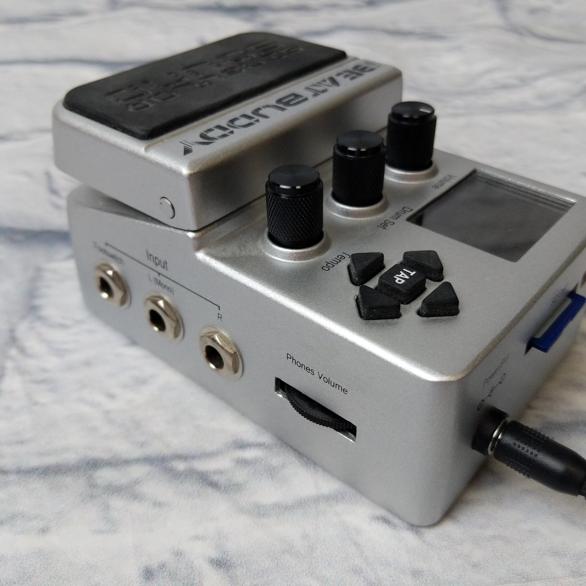 Singular Sound Beat Buddy Drum Machine Pedal w/AC Adapter and USB Cable