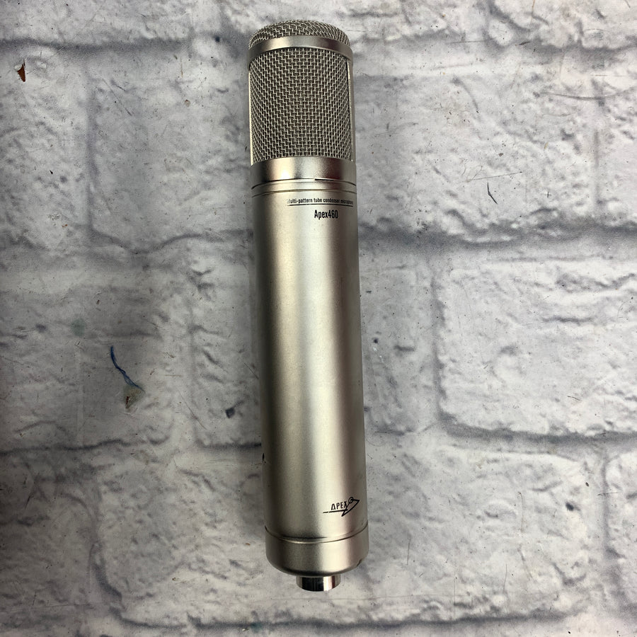 Apex 460 Multi Pattern Tube Condenser Microphone with Case, Power Supply, & Shock Mount