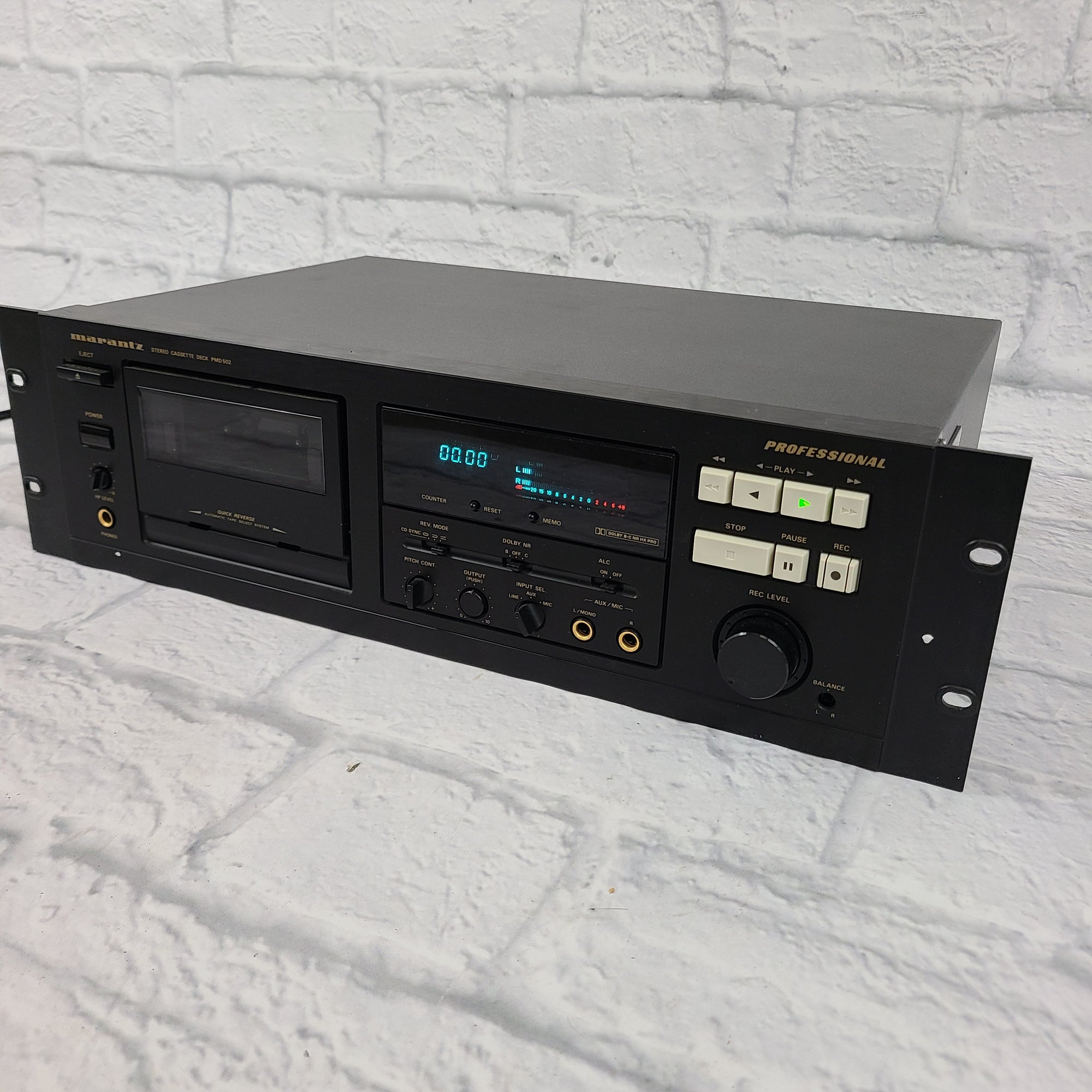 Marantz PMD502　業務用カセットデッキ Marantz Professional PMD502 Rackmount Stereo Cassette Deck