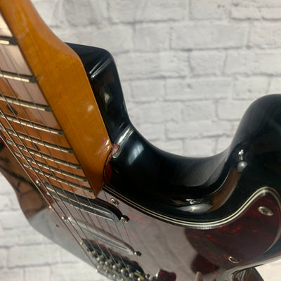 Unknown Stratocaster Style Parts Caster Black