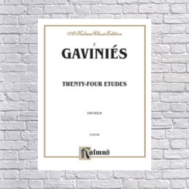 00-K02120 Twenty-four Etudes - Music Book
