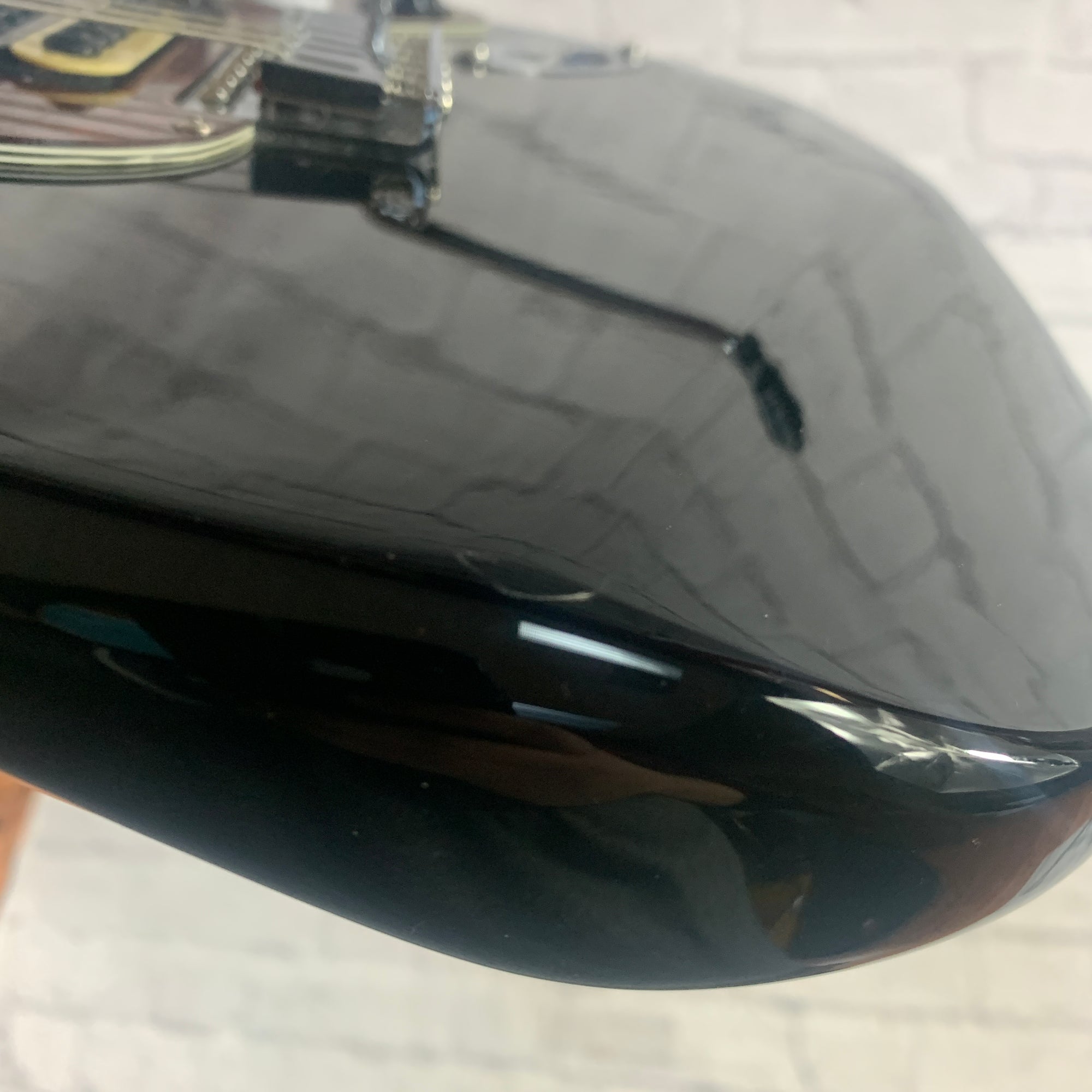 Unknown Stratocaster Style Parts Caster Black