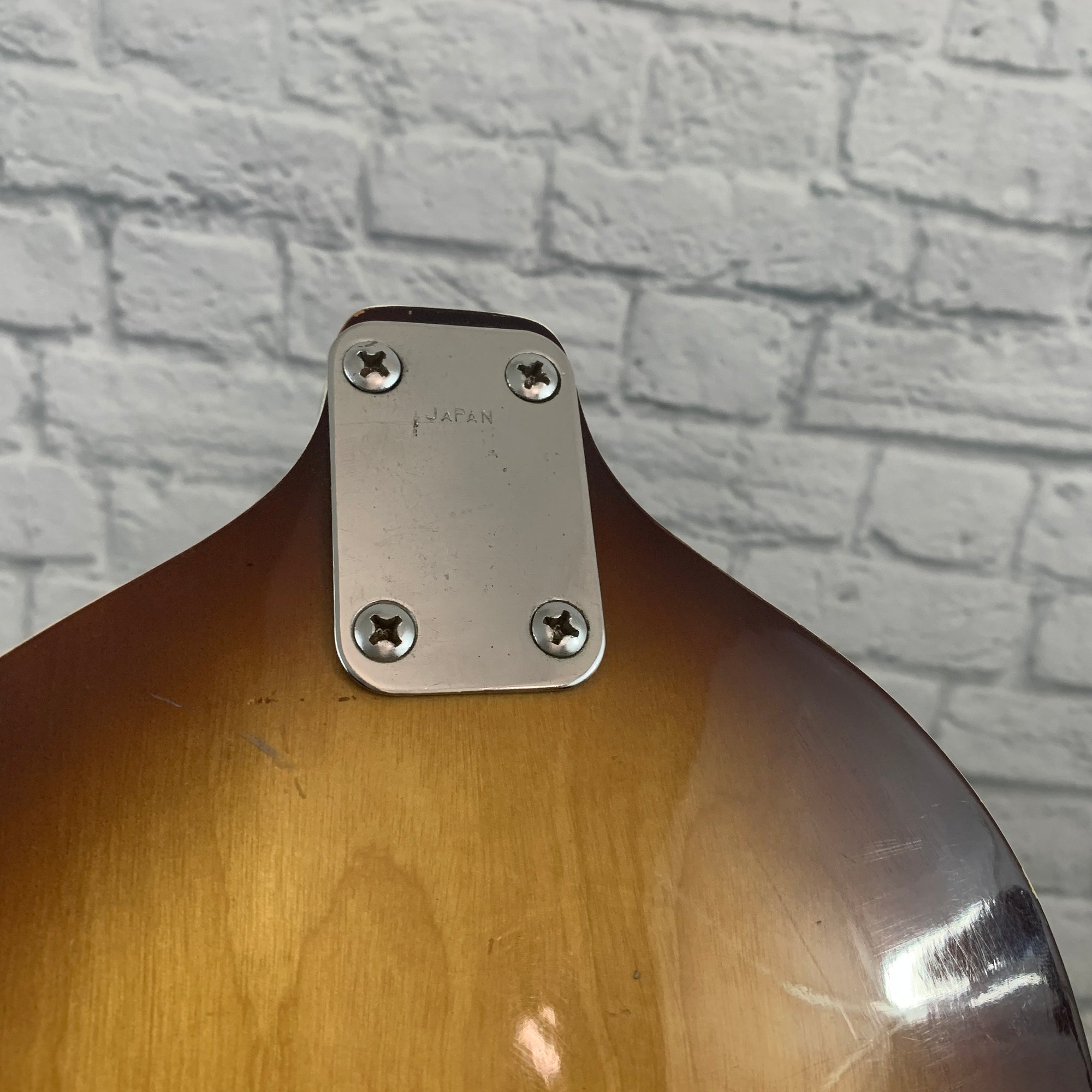 Teisco / Kimberly / Matsumoku MIJ Hollowbody Violin Bass Guitar (1960s, Sunburst) Body